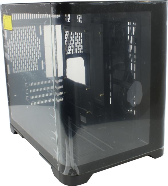Корпус ПК 1STPLAYER UVIEW UV5-BK, Mini Tower, без БП, чёрный