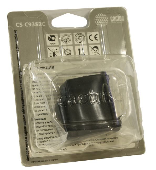 Картридж Cactus CS-C9352C (№22XL) Color для HP D3920/3940/1360/1460/1470/1560/2330/2430(восстановлен  из  б/у)