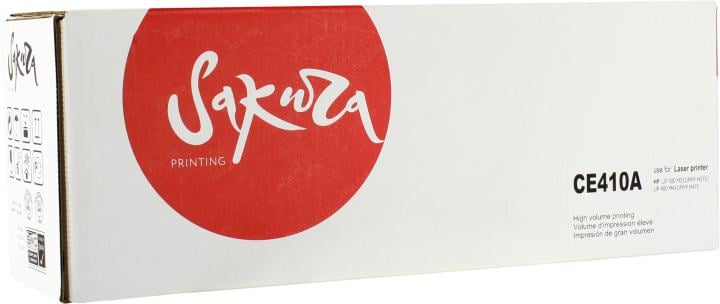 Картридж Sakura CE410A, для HP LJ Pro 300 M351/400 M451, черный