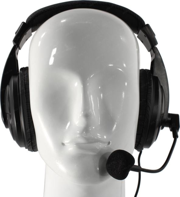 Наушники проводные Ritmix RH-540M, 3.5 мм, накладные, черный, RH-540M