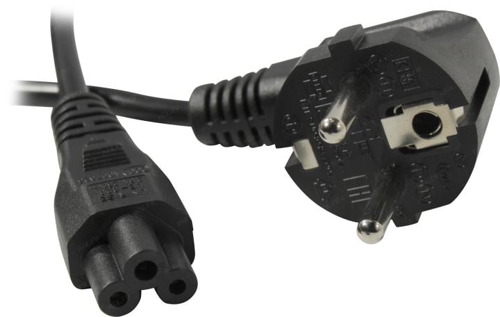 Vention <ZCKBAC> Кабель питания IEC-320-C5 - розетка 220V 1.8м Европейский  стандарт,  Г-образный