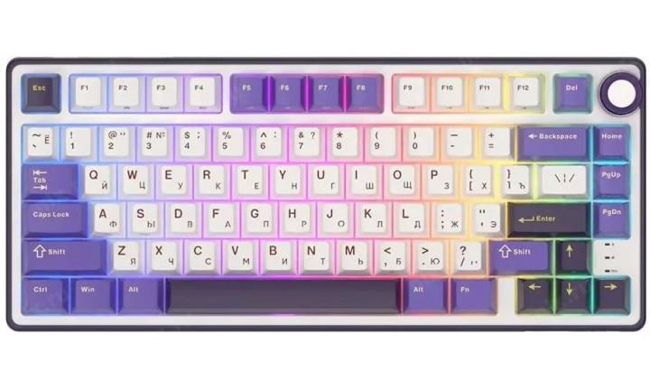 Клавиатура Royal Kludge 6935280824722, R75, 75%, проводная, RGB