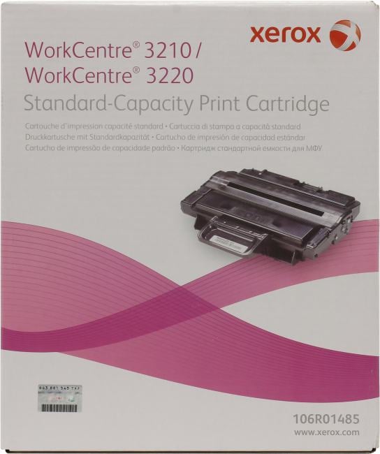 Картридж лазерный Xerox 106R01485 черный бар.в компл. (2000стр.) для Xerox WC 3210/3220