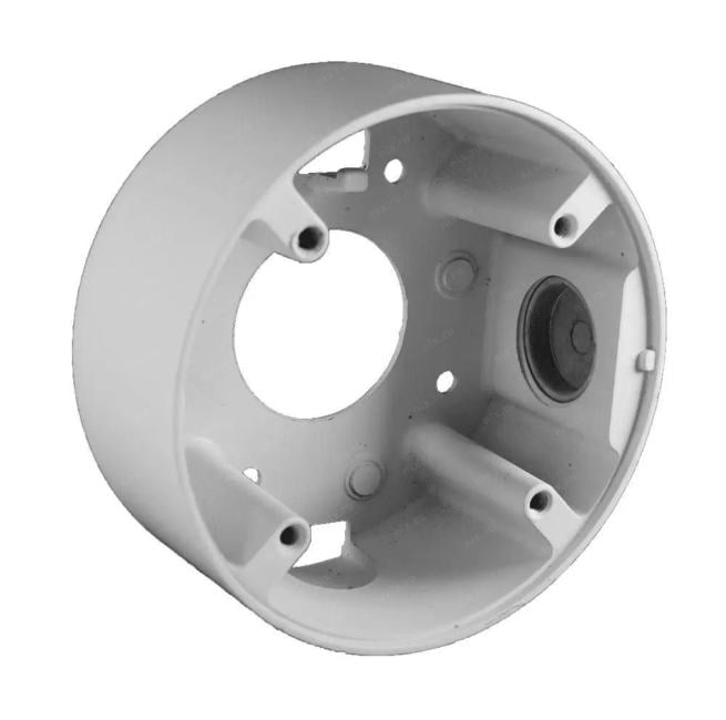 Монтажная коробка Trassir настенный/потолочный - JB304, для купольных камер, алюминиевый сплав, цвет белый, TR-JB304