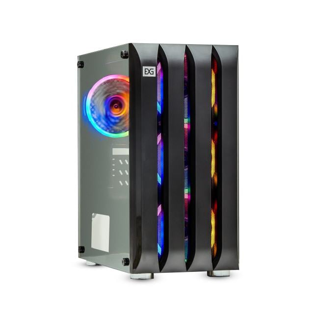 Minitower ExeGate Mistery R3-NPX450 EX294477RUS (mATX, БП 450NPX с вент. 12 см,  2*USB+1*USB3.0, аудио, черный)