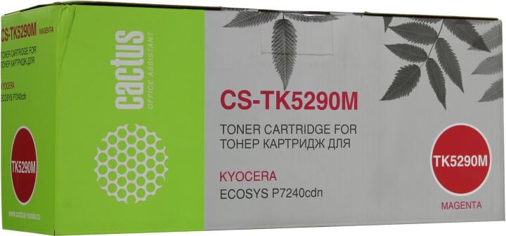 Картридж Cactus CS-TK5290M Magenta для Kyocera  Ecosys  P7240cdn
