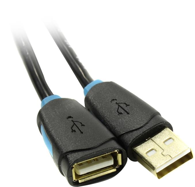 Кабель-удлинитель Vention CBCBJ, USB-A — USB-A, 5 м