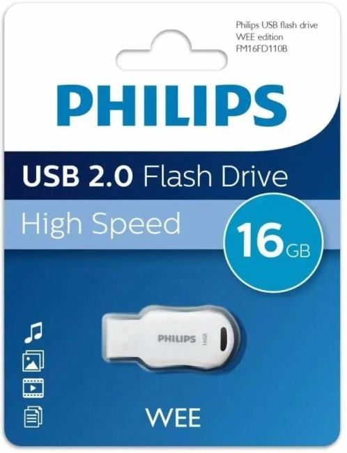 USB-флешка Philips FM16FD110B/97, 16ГБ, USB 2.0
