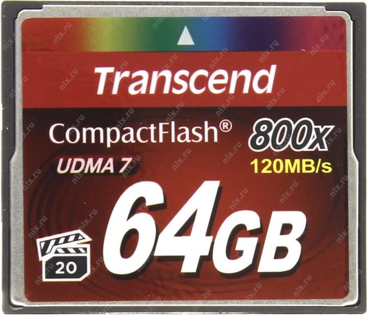 Transcend <TS64GCF800> CompactFlash  Card 64Gb 800x