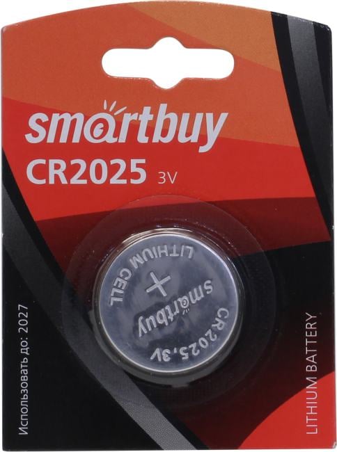 Батарейка Smartbuy SBBL-2025-1B, CR2025, 3V