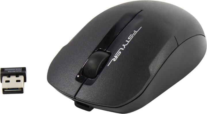 A4Tech FSTYLER Wireless Optical Mouse <FG15C Air2 Black>  (RTL) USB 3btn+Roll