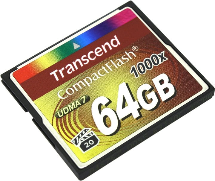 <057615> Карта памяти CF .64Gb Transcend Compact Flash Ultra 1000x (160/120 MB/s) [TS64GCF1000]