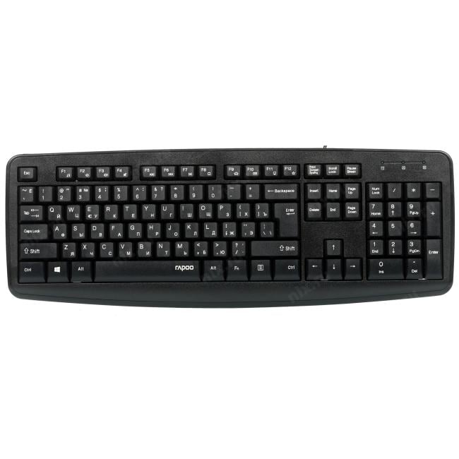 Клавиатура Rapoo NK2600, проводная, чёрный