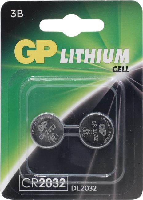 GP Lithium Cell CR2032-2 (Li,  3V)  <уп.  2 шт>