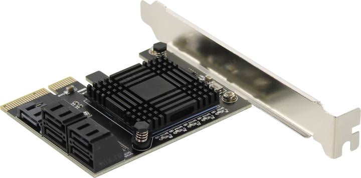 Контроллер ORIENT J585S5, PCIe 3.0 x4, 5×SATA III