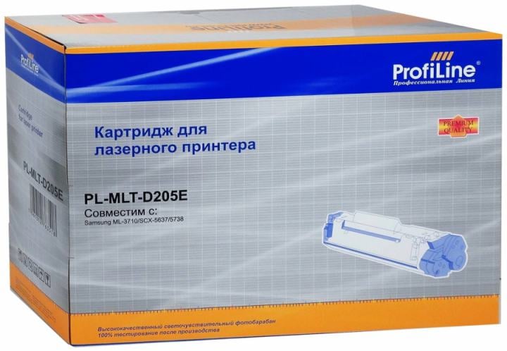 Картридж лазерный ProfiLine PL-MLT-D205E для принтеров Samsung ML-3312ND/3710D/3710ND/3712ND/3712DW/SCX-4833HD/5637FR/5637HR/5639FR/5737FW/5739FW 10000 копий