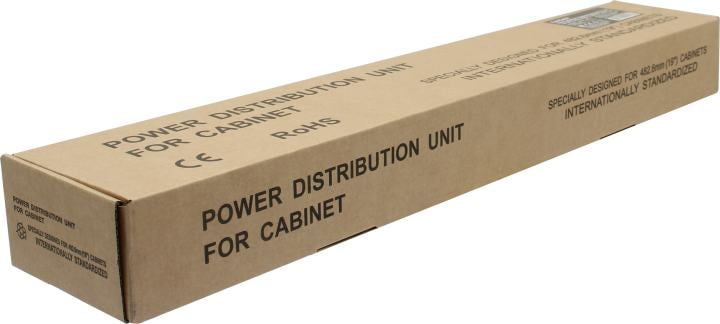 Exegate ServerPro PDU-19H901 Al-9S-C14 <EX280847RUS> Блок силовых розеток 19",  чёрный  1U,  9 евророзеток
