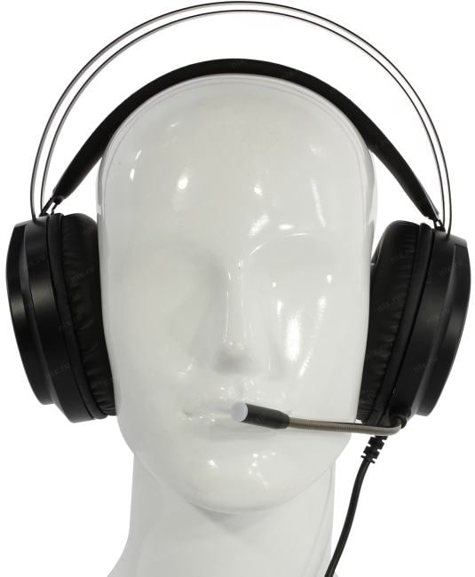 ExeGate Cosmos HS-702GL (объемный звук 7.1, длина кабеля 2.5м, динамик 50мм, 20-20000Гц, RGB подсветка, USB интерфейс, регулировка громкости, Color Box)
