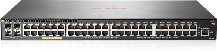 Коммутатор Управляемый HPE - Aruba 2930F 48G PoE+ 4SFP, Layer 3, 48-PoE, 48-1GbE, 4-SFP, RAM-1024MB, SNMP, telnet, Web, CLI, в стойку, JL262A