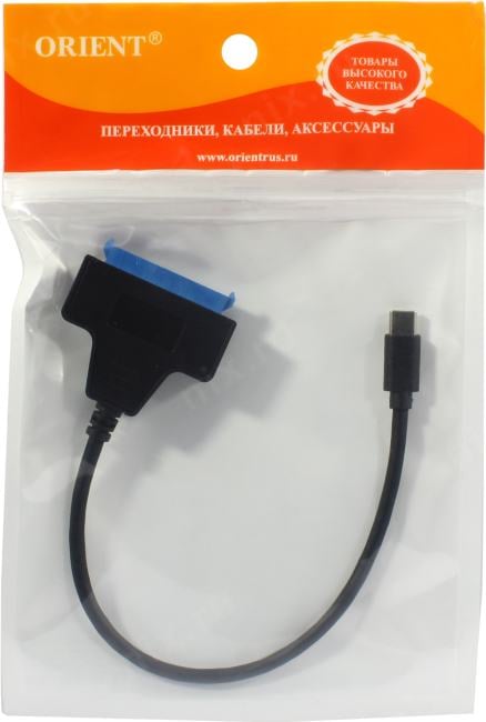 Orient <UHD-502N-C> Кабель-адаптер  USB3.2-C -> SATA