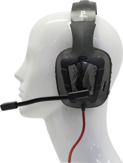 Наушники с микрофоном QUMO Protector GHS 0015 (шнур 2м, с регулятором  громкости,  USB)