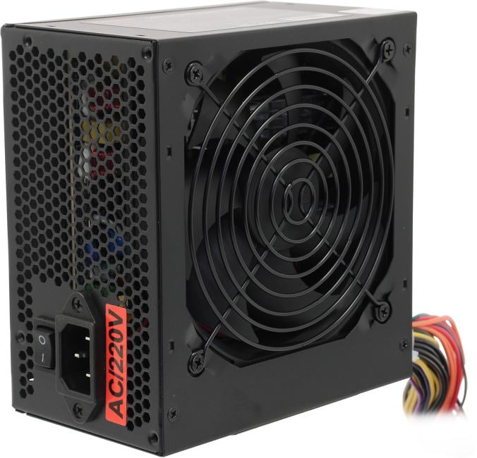Exegate EX260643RUS Блок питания 600W Exegate 600PPE, ATX, black, APFC, 12cm, 24p+(4+4)p, PCI-E, 5*SATA, 3*IDE,  FDD