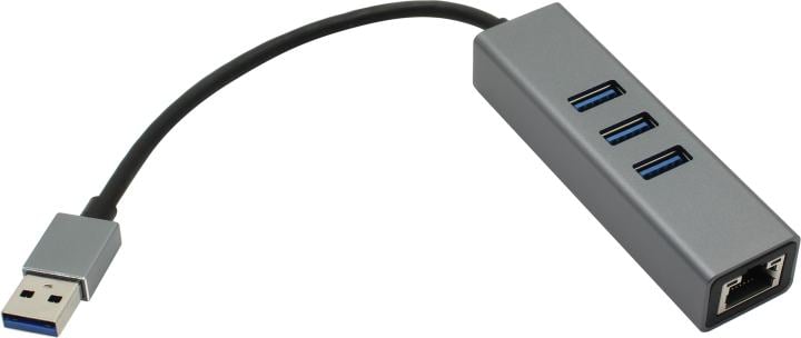 Док-станция KS-is KS-405, 3×USB 3.0 + Gigabit Ethernet