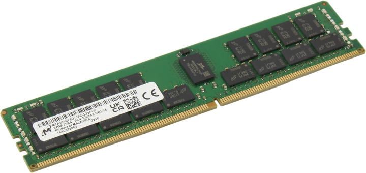 Оперативная память Micron MTA36ASF8G72PZ-3G2, 64GB DDR4-3200 R-DIMM ECC
