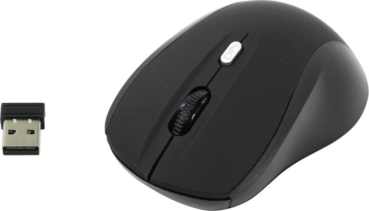 OKLICK Wireless Optical Mouse (415MW) (Black) (RTL) USB  4btn+Roll (351684)