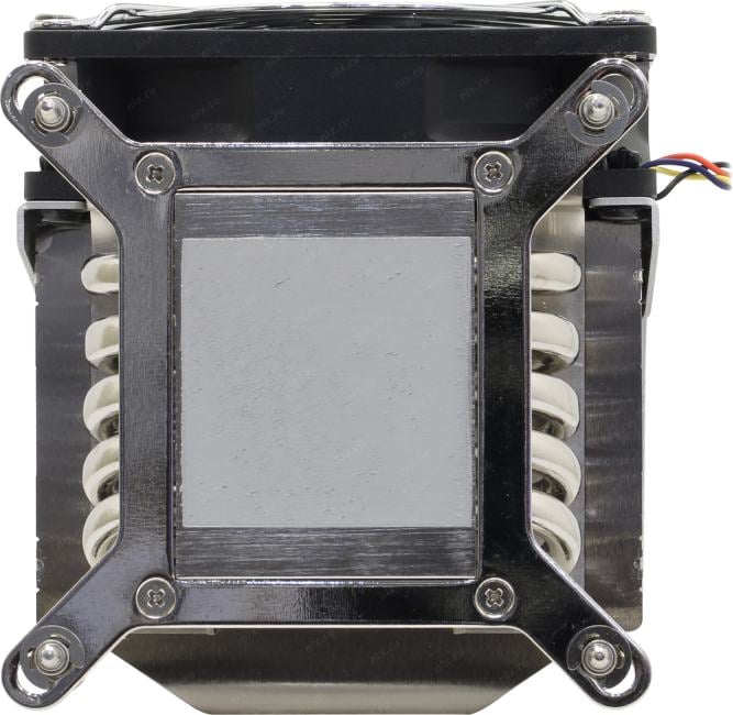 Exegate EX293434RUS Кулер ExeGate ESNK-P0051AP4.PWM.4U.115x.Cu (Al+Cu, 4U, 5 тепл. трубок, LGA1150/1151/1155/1156/1200, TDP 165W, Fan 75mm, PWM, 1900-3800RPM, 2 ball bearing, 4pin, 44db, 650г, на винт