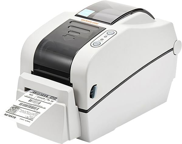 Принтер этикеток Bixolon - SLP-TX220, 203 dpi, термотрансферная печать, Barcodes 1D/GS1 DataBar/2D/PDF417, ROM 128MB, RAM 64MB, ширина носителя 15-60мм, скорость печати 152мм/с, USB, RS-232, цвет белый, SLP-TX220