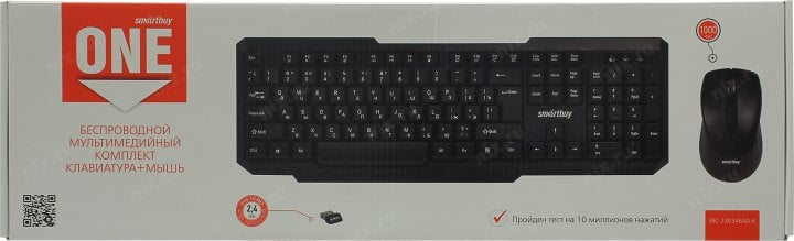 Smartbuy ONE <SBC-230346AG-K> (Кл-ра, USB, FM+Мышь 3кн,  Roll,  FM)