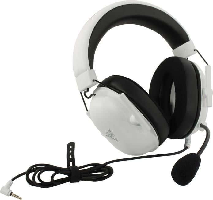 Наушники Razer - Blackshark V2 X, Стерео, 3.5 мм, проводной, 12-28000 Гц, 100-10000 Гц, цвет белый, RZ04-03240700-R3M1