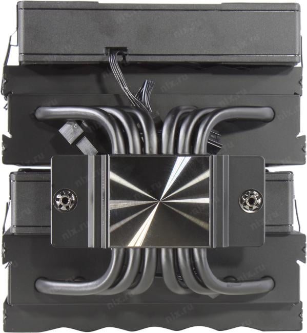 PCCooler RZ620 BK (4пин, 115x/1200/1700/AM4/AM5, 28-32дБ,  500-2200 об/мин, Al+тепл.трубки)