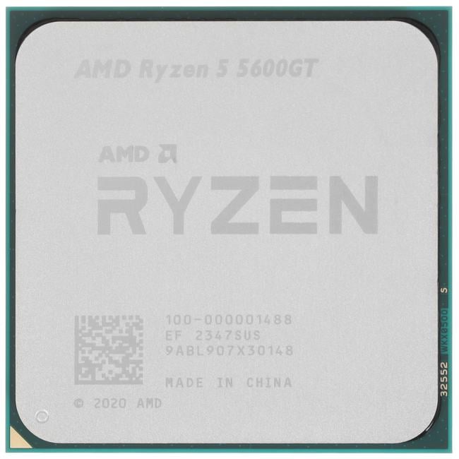 CPU AMD Ryzen 5 5600GT BOX (100-100001488CBX)   3.6 GHz/6core/SVGA  RADEON/3+16Mb/65W Socket AM4