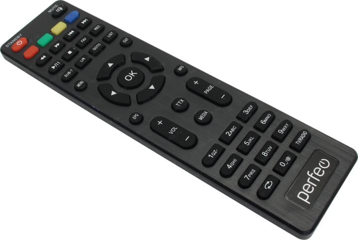 Perfeo DVB-T2/C приставка "LEADER" для цифр.TV, Wi-Fi, IPTV, HDMI, 2 USB, DolbyDigital, пульт ДУ [PF_A4412]
