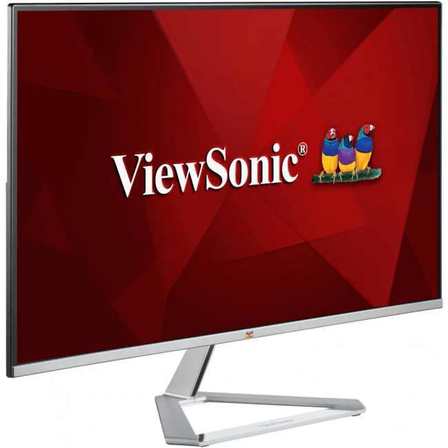 Монитор Viewsonic VX2476-SH, 23.6", IPS, 1920×1080, серебряный