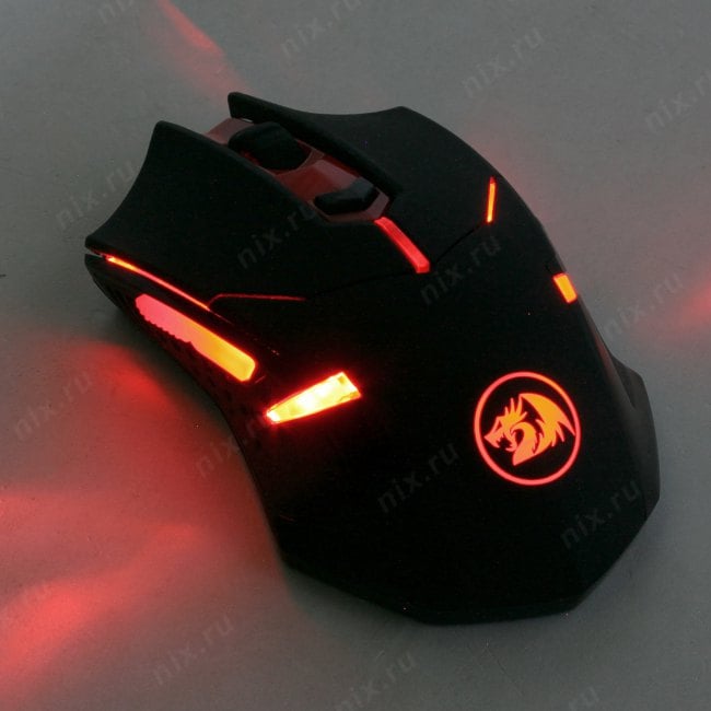 Redragon Wireless Gaming Mouse+коврик <M601WL-BA> (RTL)  USB 6btn+Roll <78227>