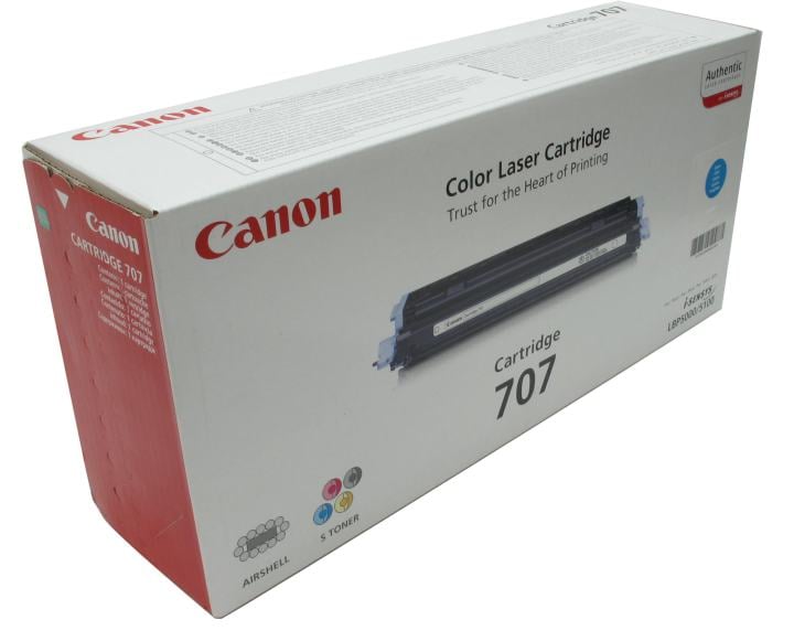 Картридж Canon 707 Cyan  для  LBP-5000