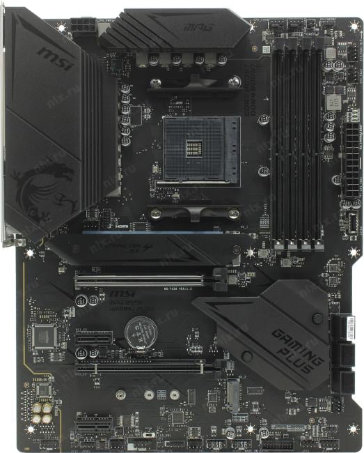 MSI MPG B550 GAMING PLUS (RTL) AM4 <B550> 2xPCI-E HDMI+DP GbLAN SATA  ATX  4DDR4