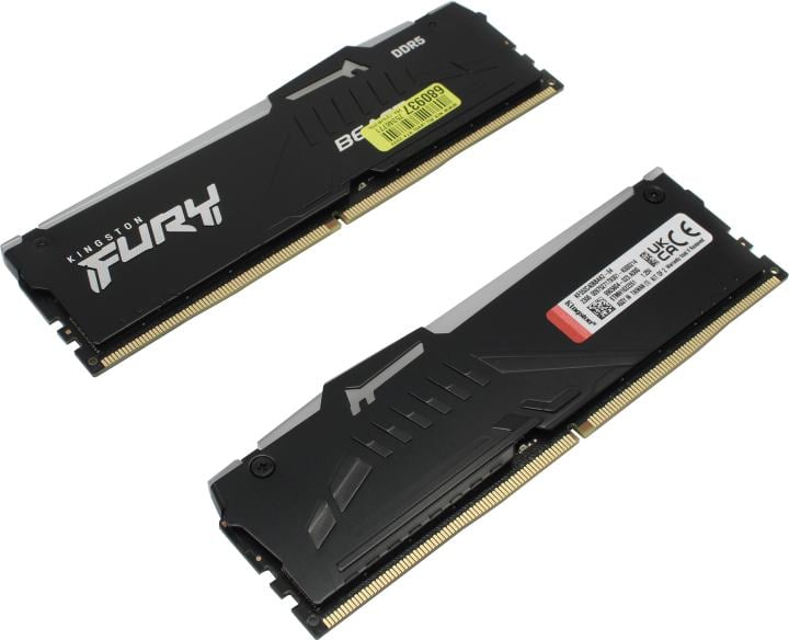 Kingston Fury Beast RGB <KF552C40BBAK2-64> DDR5 DIMM 64Gb KIT  2*32Gb <PC5-41600> CL40