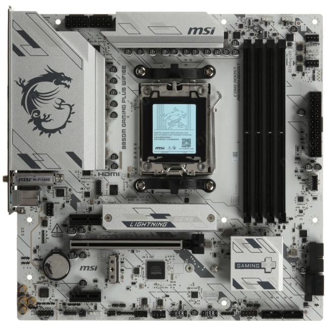 MSI B850M GAMING PLUS WIFI6E (RTL) AM5 <B850> PCI-E HDMI+DP  2.5GbLAN+WiFi+BT  SATA  MicroATX 4DDR5