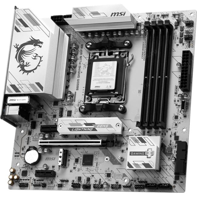 MSI B850M GAMING PLUS WIFI6E (RTL) AM5 <B850> PCI-E HDMI+DP  2.5GbLAN+WiFi+BT  SATA  MicroATX 4DDR5