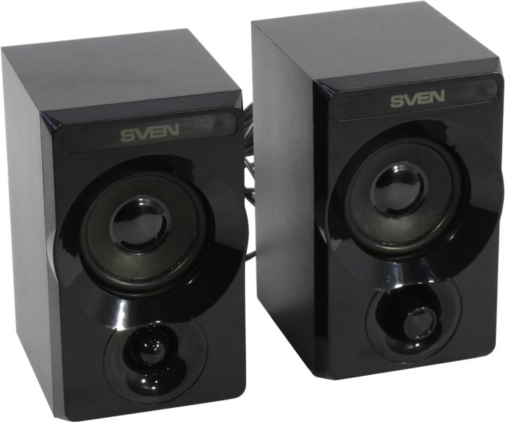 Колонки SVEN SPS-535 Black (2x3W, дерево,  питание от USB)