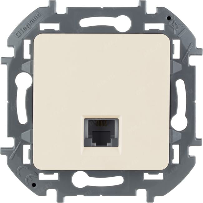 Legrand 673821 Телефонная розетка RJ11 INSPIRIA слоновая  кость  (673821)