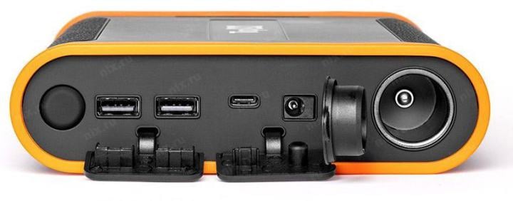 TopON TOP-X50   48000mAh Type-C PD 60W, USB1 QC3.0, USB2 12W, авторозетка  180W,  фонарь,  LiFePO4. Черный