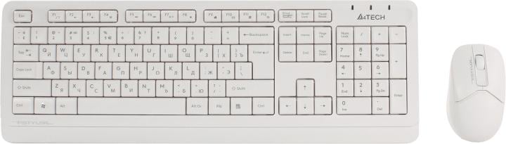 A4Tech Fstyler Wireless FG1012 White (Кл-ра, USB,  FM+Мышь,3кн,  Roll,  USB, FM)
