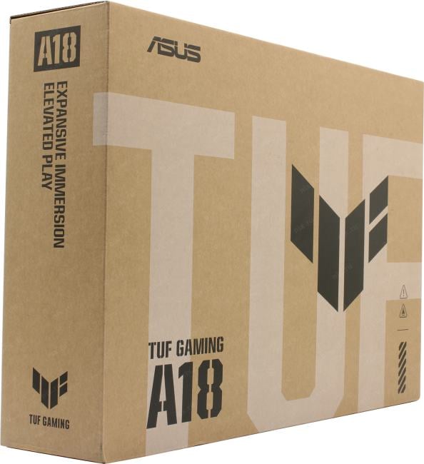 Ноутбук/ ASUS TUF A18 FA808UP-S8051 18"(1920x1200 (матовый, 144Hz) IPS)/AMD Ryzen 7  260(3.8Ghz)/32768Mb/1024PCISSDGb/noDVD/Ext:nVidia GeForce RTX 5070(8192Mb)/Cam/BT/WiFi/90WHr/war 1y/2.6kg/Jaeger Gray/DOS