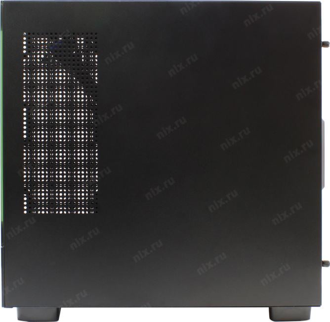 Miditower 1STPLAYER MIKU-Mi5 <Mi5-BK> Black MicroATX  без  БП