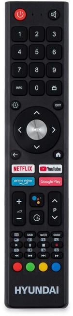 Hyundai 55" H-LED55BU7009 Android TV Frameless Metal черный 4K Ultra HD 60Hz MEMC DVB-T DVB-T2 DVB-C DVB-S  DVB-S2 USB W